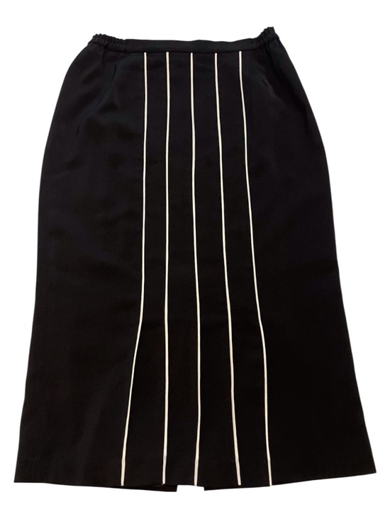 Donna Vinci Dresses & Skirts - Donna Vinci Couture Black Women's Skirt with White Stripes, 12